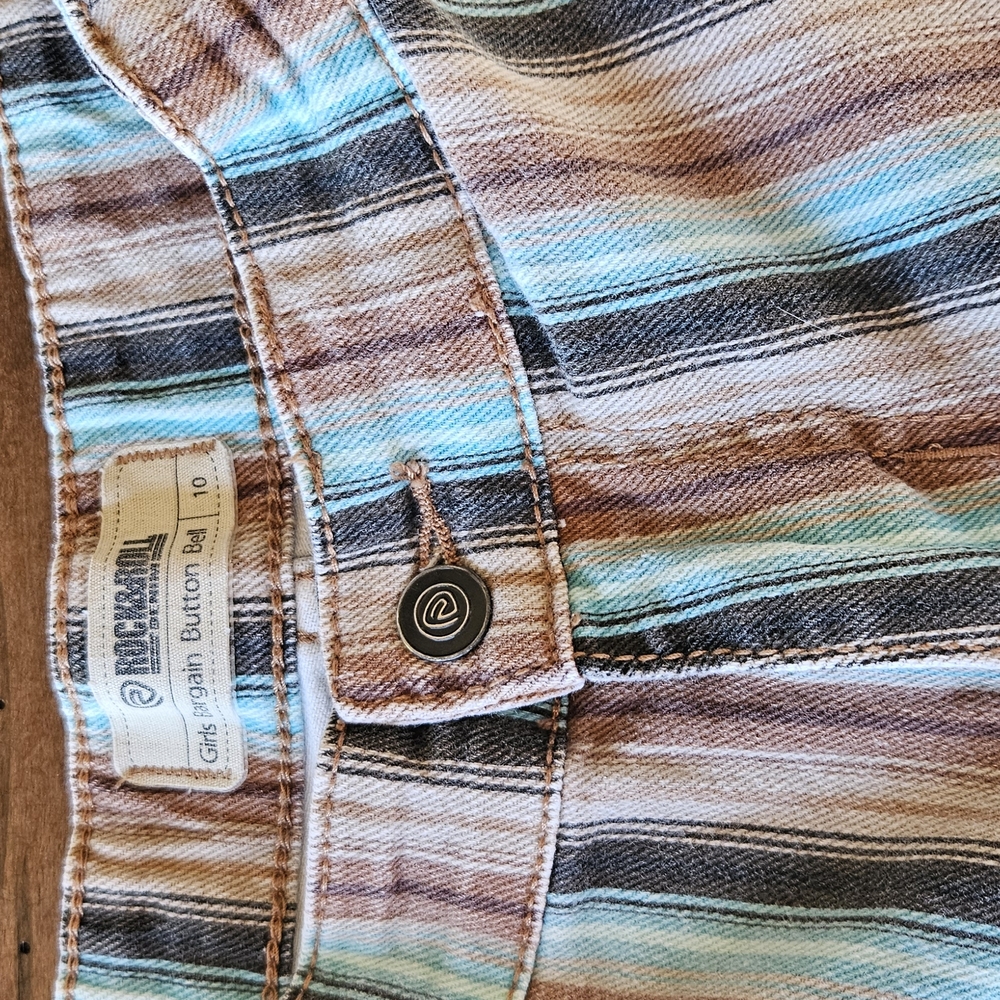 Rockwall Multicolor Striped Button-Up Shirt